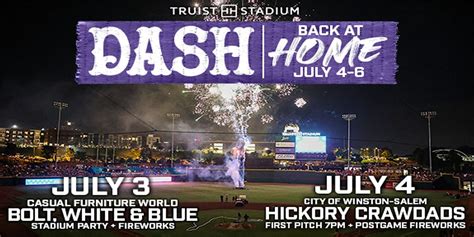 Bolt White Blue Stadium Party July 4 Dash Game Truist Stadium