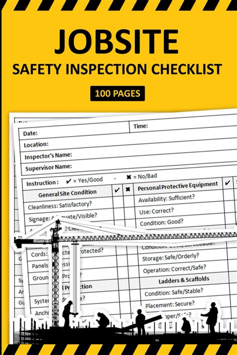 Jobsite Safety Inspection Checklist Daily Worksite Safety Inspection