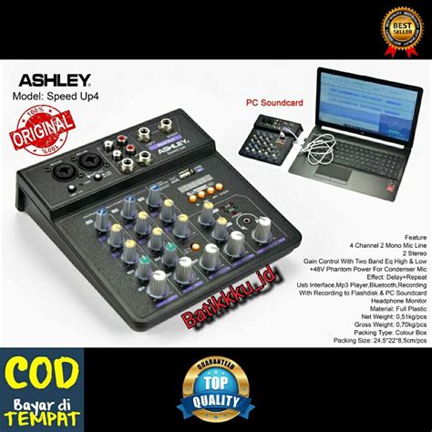 Jual MIXER ASHLEY SPEED UP4 SPEED UP 4 MG04CX MG 04CX MG 04 CX EFX 4