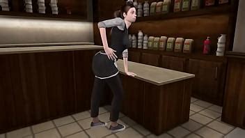 Restless Waitress Camille Takes A Hot Break With A Hung Customer 12 34 LetMeJerk