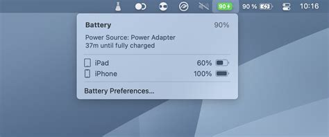 Le Nouvel Indicateur De Batterie D Ios D J Port Sur Macos