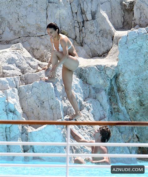 Michelle Rodriguez Showing Off Her Toned Bikini Body As She Enjoys A Swim With Australian