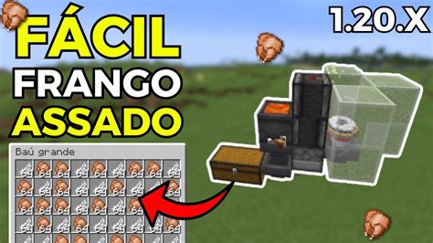 Farm De Frango Assado Automatico Minecraft Tutorial F Cil E