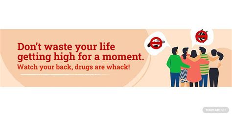 Drug Awareness Linkedin Banner in EPS, Illustrator, JPEG, PNG, SVG, PSD ...