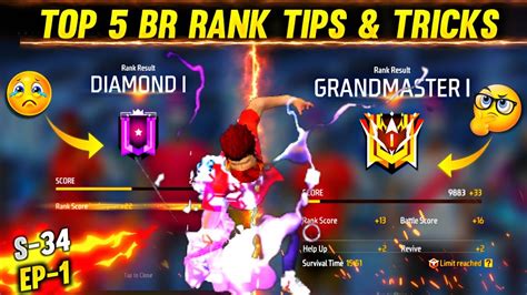 Top Grandmaster Rank Push Tips How To Push Rank In Free Fire