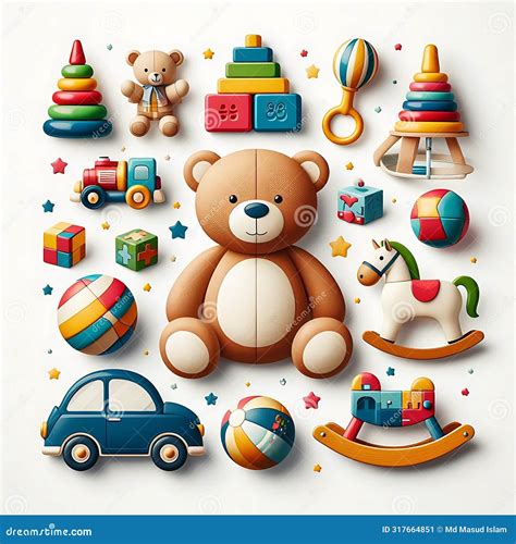 Children Toys Set Kids Puzzle Stock Image - Image of business, group ...