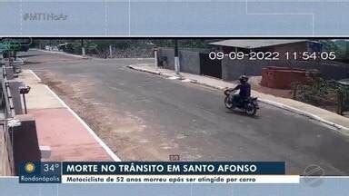 MTTV 1ª Edição Cuiabá Motociclista morreu após ser atingido por