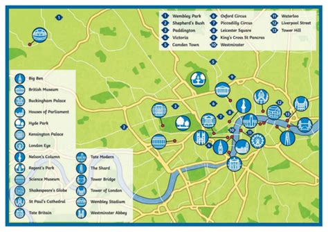 London Landmarks Map | Teaching Resources