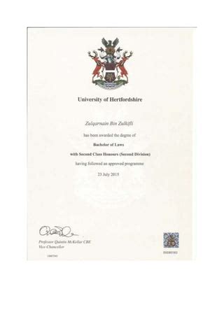 LLB Degree Certificates | PDF