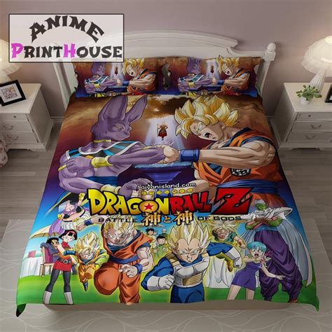 Dragon Ball Z Blanket Bed Sheets And Covers Anime Print House