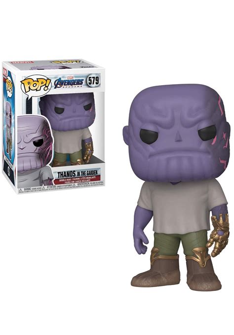 Funko Pop Marvel Endgame Casual Thanos With Gauntlet Figure