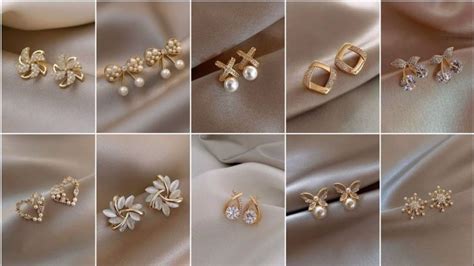 Simple Earring Designs, Gold Earrings Designs, Gold Earrings Studs ...