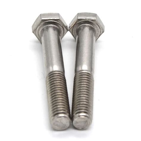 Stainless Steel Half Thread Hex Head 8 8 Grade M8 50 Bolt Buy Half