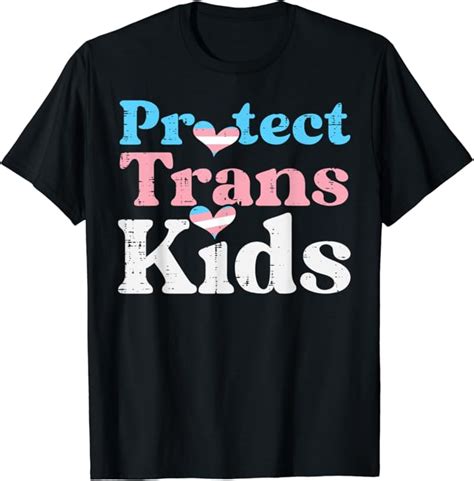 Protect Trans Kids Transgender Pride Flag Lgbt T Shirt Uk