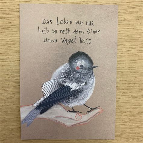 Postkarte lokkedue das Leben wär nur halb so nett typopoetry