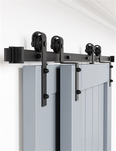 Buy Winsoon Ft Single Track Bypass Barn Door Hardware Double Doors