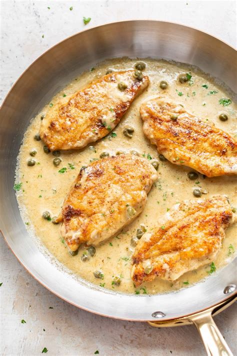 Easy Chicken Piccata Salt Lavender