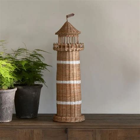 Riviera Maison Rustic Rattan Lighthouse fyrtårn Harmonia