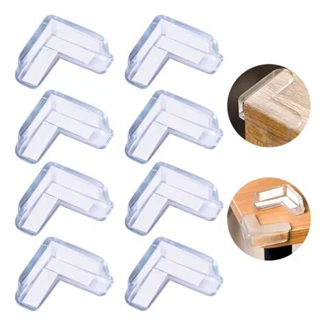 Proteção Para Quina De Mesa De Vidro - 8 Protetor Para Quina Mesa De Vidro Escritório Universal 3m | MercadoLivre