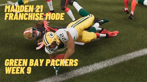 Madden 21 Full Gameplay Franchise Mode Green Bay Packers Week 9 Youtube