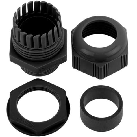 Black Pg Polyamide Cable Gland Cablematic