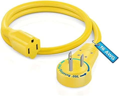 Amazon Maximm Cable Foot Rotating Flat Plug Extension Cord