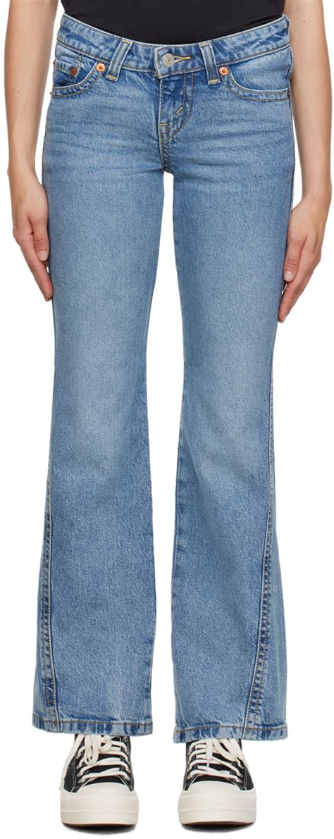 Blue Noughties Bootcut Jeans By Levis On Sale