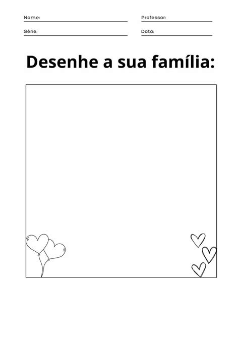 A Arte De Educar ATIVIDADE MINHA FAMILIA