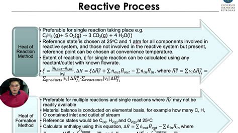 Energy Balance In Reactive System Solving Simultaneous Material And