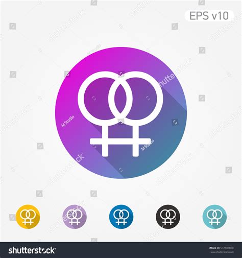 Colored Icon Sex Symbol Shadow Stock Vector Royalty Free 537183838 Shutterstock