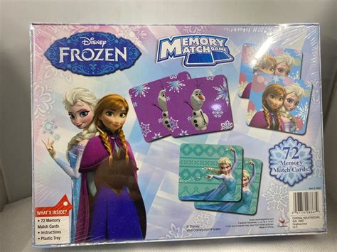 Cardinal Disney Frozen First Movie Memory Match Game Cards Ages