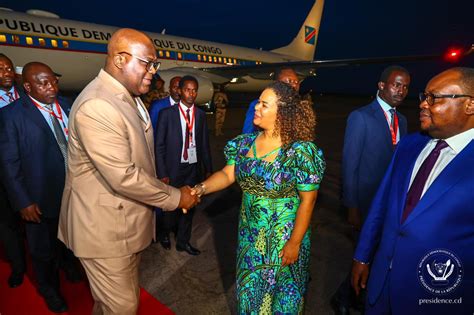 Flash Félix Tshisekedi est arrivé au Tchad pour une visite d Etat