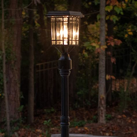 Prairie Bulb Solar Lamp Post Light Planter With Ez Anchor Gs Light