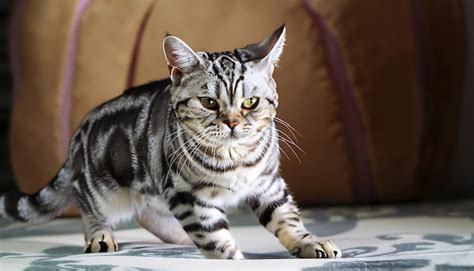 Premium Ai Image Beautiful American Shorthair Cat Ai Generated