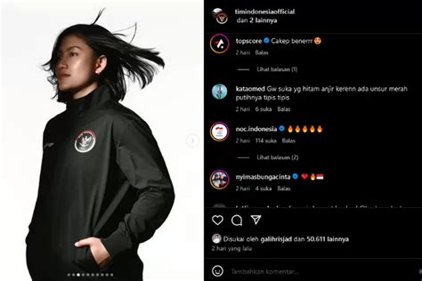 Jersey Tim Indonesia Karya Didit Hediprasetyo Untuk Olimpiade Paris