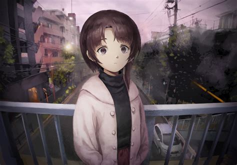 Iwakura Lain Serial Experiments Lain Drawn By Noruka Soruka Danbooru