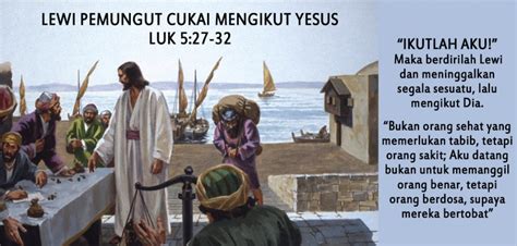 Lewi Pemungut Cukai Mengikuti Yesus SSCC Indonesia Inspirasi