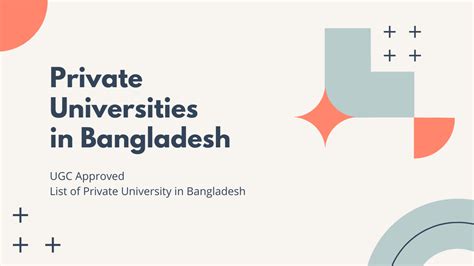 List of Private Universities in Bangladesh | UGC Approved Private ...