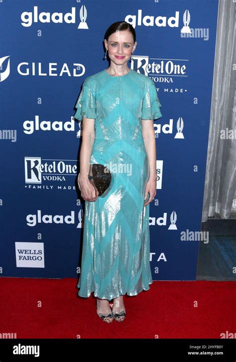 Alexis Bledel Attending The 29th Annual Glaad Media Awards Held At The