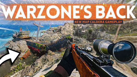 Warzone Pacific Caldera New Map Gameplay Youtube