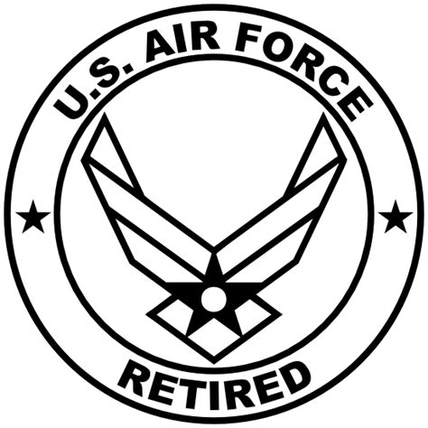 Usaf Retired Air Force Military Retirement Svg Png Files 55 Off