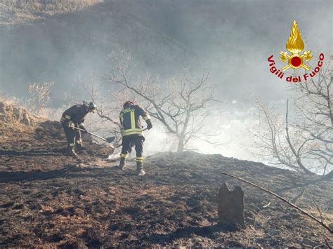 Ennesimo Incendio Boschivo In Val Di Susa Intervengono Aib E Vigili