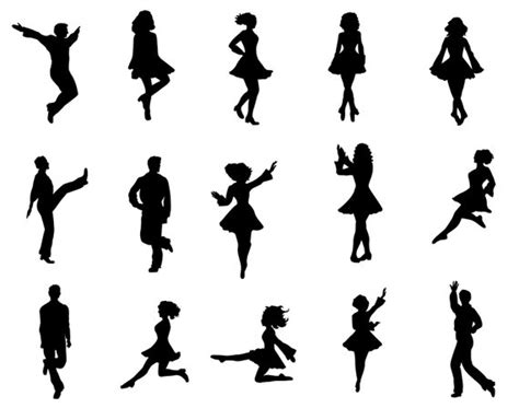 Irish Dancer Silhouette at GetDrawings | Free download