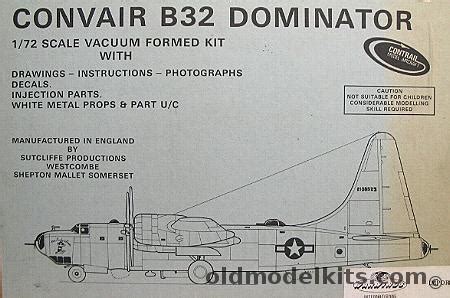 Contrail 1/72 Convair B-32 Dominator