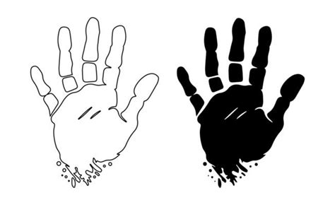 Hand Print Vector Art, Icons, and Graphics for Free Download