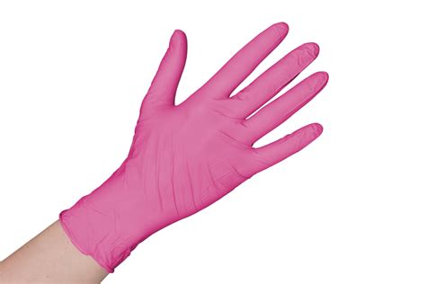 Nitril Pink Einmalhandschuhe Puderfrei Efficient St Ck