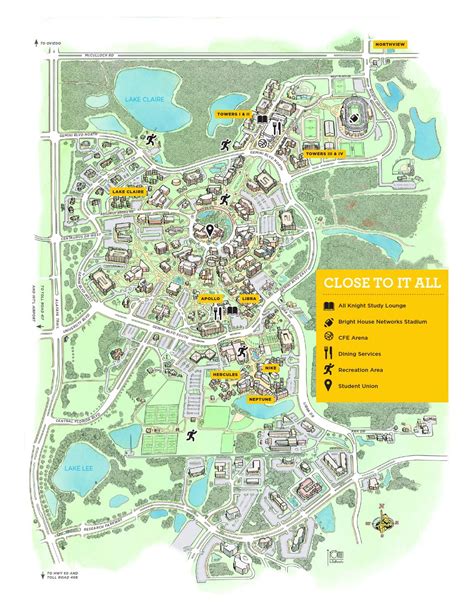 UCF Campus Map