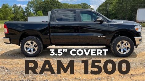 35 Lifted Ram 1500 Big Horn Covert Edition On 35s And Factory Wheels 2021 Review Youtube