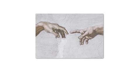 Hands of God and Adam by Michelangelo Tissue Paper | Zazzle