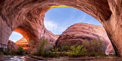 Jacob Hamblin Arch Panorama Coyote Gulch Utah Nathan St Andre